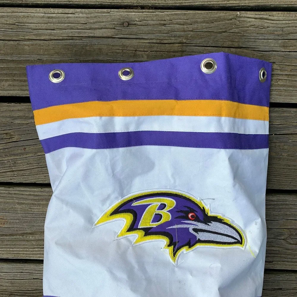 Baltimore Ravens‎ Bag Backpack Gym Bag NO DRAWSTRING Canvas Embroidered NFL